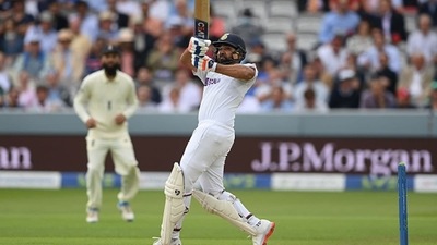 Rohit Sharma gave India a brilliant start with the bat as he and Rahul added 126 runs for the opening wicket. (Getty) Rohit Sharma gave India a brilliant start with the bat as he and Rahul added 126 runs for the opening wicket. (Getty)