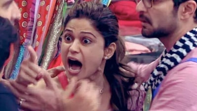 Shamita Shetty in an episode of Bigg Boss OTT.