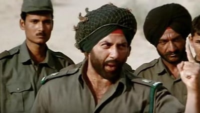 Sunny Deol in a still from Border.
