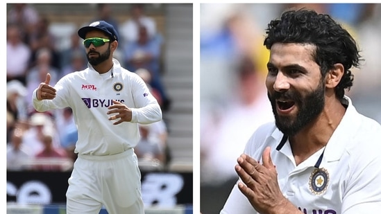 Virat Kohli and Ravindra Jadeja collage.(File)