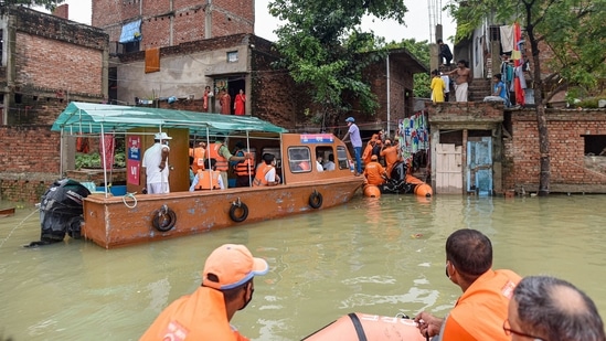 Relief works have been initiated and 20,768 rations kits and 167213 lunch packets have been distributed among the flood affected people.(PTI)
