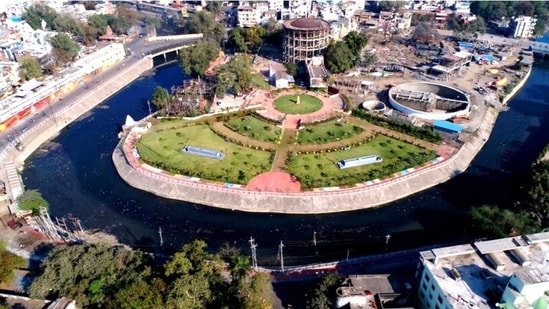 The Indore Municipal Corporation (IMC) has started riverfront development work of Kahn River under the Smart City project. (Representational Image / via smartcityindore.org)