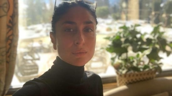 Kareena Kapoor doing Shavasana in a bun and workout clothes is a mood, we relate(Instagram/@kareenakapoorkhan)