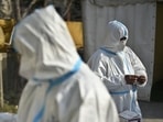 In a total sample size of 440,253, men constituted 59% of all infections, but accounted for 62.2% of total symptomatic cases.(Biplov Bhuyan/HT file photo) In a total sample size of 440,253, men constituted 59% of all infections, but accounted for 62.2% of total symptomatic cases.(Biplov Bhuyan/HT file photo)