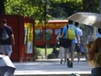 According to data released by the European Union's Copernicus Climate Change Service, last month was the third warmest July on record globally.(Bloomberg)