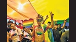 A pride march in Mumbai in 2019, the year after Section 377 was read down by the Supreme Court, finally decriminalising homosexuality. (HT File Photo) A pride march in Mumbai in 2019, the year after Section 377 was read down by the Supreme Court, finally decriminalising homosexuality. (HT File Photo)