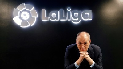 FILE PHOTO: La Liga President Javier Tebas. (REUTERS)