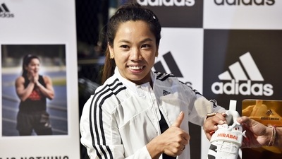 Tokyo Olympics 2020 silver medalist, weightlifter Saikhom Mirabai Chanu (Photo by Sanjeev Verma/ Hindustan Times) Tokyo Olympics 2020 silver medalist, weightlifter Saikhom Mirabai Chanu (Photo by Sanjeev Verma/ Hindustan Times)