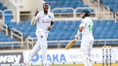 Pakistan bowled out for 217 as Windies bowlers dominate (TWITTER) Pakistan bowled out for 217 as Windies bowlers dominate (TWITTER)