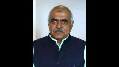 Haryana CM Manohar Lal Khattar’s brother Gulshan Khattar. (HT Photo)