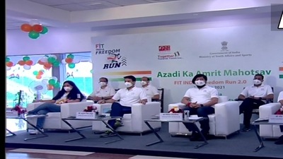 The government has organised 75 physical events at different historical locations on launch day, according to the official release by the sports ministry.