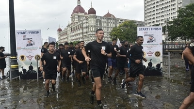 40 NSG (National Security Guard) Commandos participating in the Fit India run 2.0. 40 NSG (National Security Guard) Commandos participating in the Fit India run 2.0.