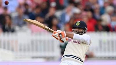 Ravindra Jadeja fought with the tail and was the last India wicket to fall for 40. (Getty) Ravindra Jadeja fought with the tail and was the last India wicket to fall for 40. (Getty)