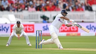 Rishabh Pant produced a counter-attacking innings of 37 off 58 balls hitting five boundaries after India had lost a couple of early wickets in the day. (Getty) Rishabh Pant produced a counter-attacking innings of 37 off 58 balls hitting five boundaries after India had lost a couple of early wickets in the day. (Getty)