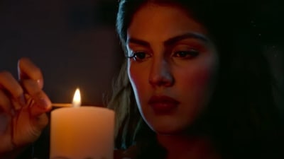 Rhea Chakraborty in the new Chehre dialogue promo.