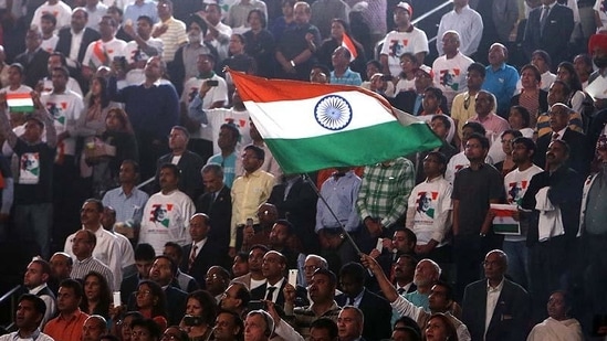 The tricolour evolved throughout the history of the country and reflects its political developments.&nbsp;(AP File Photo)