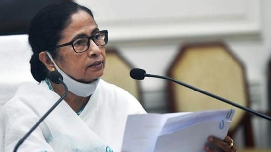“If we get vaccines, we can at least ensure one dose of vaccine for the rural population and then we can allow local trains,” West Bengal chief minister Mamata Banerjee said.(HT Photo)