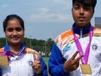 Cadet Compound Mixed duo of Priya Gurjar and Kushal Dalal. (SAI Media) Cadet Compound Mixed duo of Priya Gurjar and Kushal Dalal. (SAI Media)