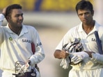 Virender Sehwag and Rahul Dravid in 2002. (Getty Images) Virender Sehwag and Rahul Dravid in 2002. (Getty Images)