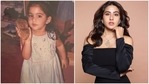 Sara Ali Khan in a throwback picture and now. Sara Ali Khan in a throwback picture and now. 