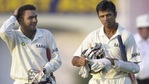 Virender Sehwag and Rahul Dravid in 2002. (Getty Images) Virender Sehwag and Rahul Dravid in 2002. (Getty Images)