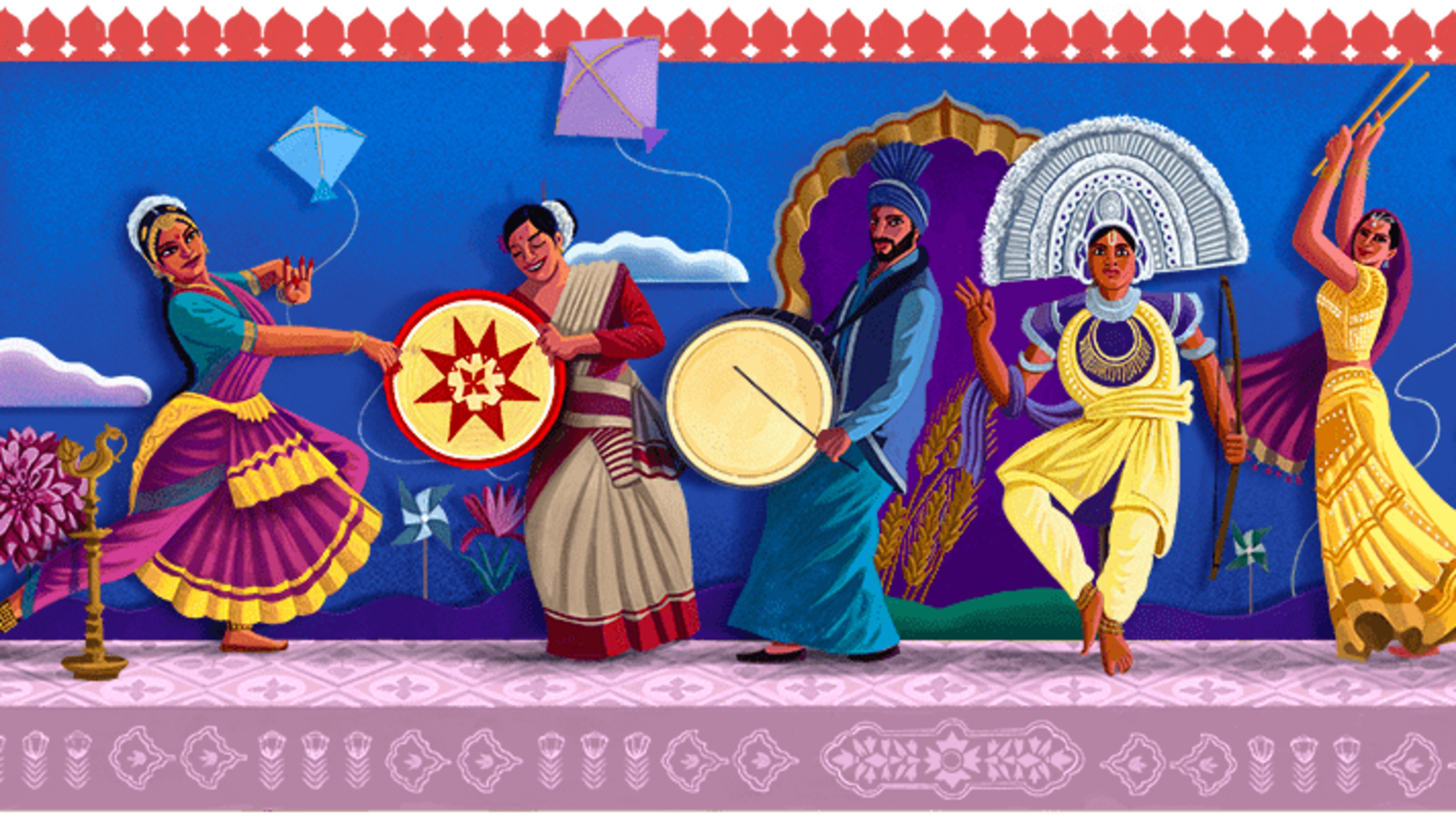 Happy Independence Day, India!&#39;: Google honours cultural traditions with  unique doodle | Trending - Hindustan Times