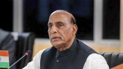 The defence minister also said that the situation along the Line of Control in Jammu and Kashmir remained in check over the last year due to vigilance and indomitable valour of the Indian armed forces. (PTI file photo) The defence minister also said that the situation along the Line of Control in Jammu and Kashmir remained in check over the last year due to vigilance and indomitable valour of the Indian armed forces. (PTI file photo)