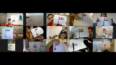 Virtual workshops on kite and flag making are getting attention of parents and children in Delhi-NCR. Virtual workshops on kite and flag making are getting attention of parents and children in Delhi-NCR.