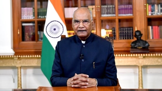 President Ram Nath Kovind addressing the nation on the eve of 75th Independence Day.