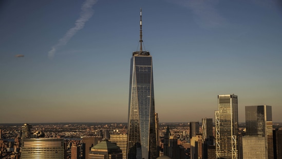 People can also view the lighting virtually at One World Trade Center, One Bryant Park and One Five One.&nbsp;(Bloomberg File Photo)