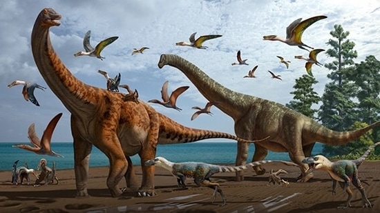 Two new species of dinosaurs, as big as the blue whale, found in China.