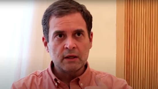 Rahul Gandhi on Friday accused Twitter of being “a biased platform” that “listens to what the government says”(Screengrab from video)