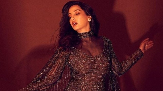 Nora Fatehi looks majestic as she flaunts her hourglass frame in embellished gown, see pics(Instagram/@norafatehi)