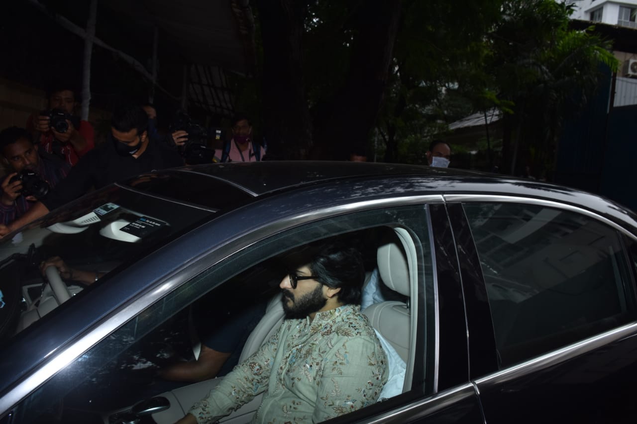 Harsh Varrdhan Kapoor arrives for his sister Rhea Kapoor’s wedding. (Varinder Chawla)