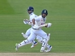 Chetashwar Pujara and Ajinkya Rahane in action during the 4th day of the Second Test match between India and England at Lord's