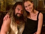 Emilia Clarke and Jason Momoa starred in Game of Thrones together.