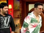 Kapil Sharma and Akshay Kumar in the promo of The Kapil Sharma Show. Kapil Sharma and Akshay Kumar in the promo of The Kapil Sharma Show. 