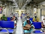 Mumbai resumes local train services for those fully vaccinated against Covid-19(Anshuman Poyrekar/HT Photo) Mumbai resumes local train services for those fully vaccinated against Covid-19(Anshuman Poyrekar/HT Photo)