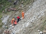 As many as 23 people have died due to landslides in Himachal Pradesh so far, with six more bodies being recovered from the debris on Saturday. (ANI Photo)