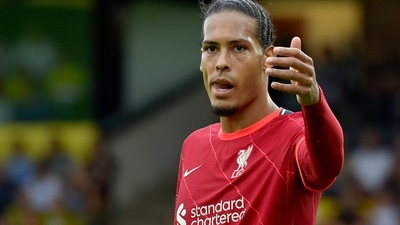 Liverpool's Virgil Van Dijk relishing Premier League return after 10-month absence (AP)