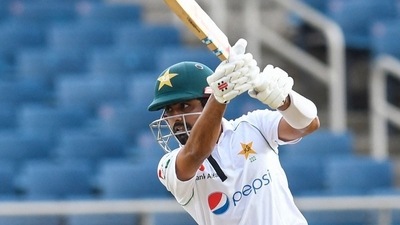 Patient captain helps Pakistan build lead over West Indies (TWITTER) Patient captain helps Pakistan build lead over West Indies (TWITTER)
