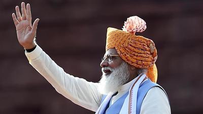 Prime Minister Narendra Modi spoke about NEP’s role in fighting poverty during his Independence Day speech on Sunday. (Photo Courtesy- PTI)