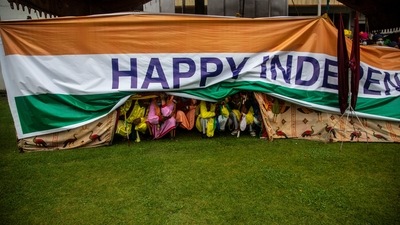 The government had relaxed a number of coronavirus-induced restrictions, including the cap on gatherings, for Independence Day celebrations. (AP Photo/Mukhtar Khan) (AP)