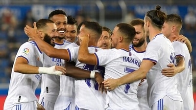 La Liga: Karim Benzema double helps Real Madrid to winning start at Alaves (AP) La Liga: Karim Benzema double helps Real Madrid to winning start at Alaves (AP)