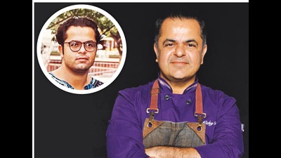 Chef Vicky Ratnaniat 22 (inset) and at 53 (above) Chef Vicky Ratnaniat 22 (inset) and at 53 (above)