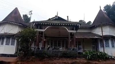 The majestic Redlands Bungalow in Shillong has been handed over to the Manipur government by Meghalaya (HT Photo) The majestic Redlands Bungalow in Shillong has been handed over to the Manipur government by Meghalaya (HT Photo)