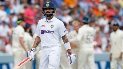 India's captain Virat Kohli walks back to the pavilion after losing his wicket India's captain Virat Kohli walks back to the pavilion after losing his wicket