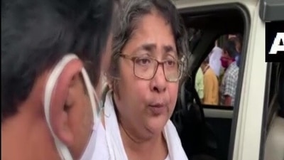 TMC's Rajya Sabha MP Dola Sen alleged attack in Tripura on Sunday. (ANI Twitter) TMC's Rajya Sabha MP Dola Sen alleged attack in Tripura on Sunday. (ANI Twitter)