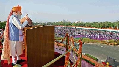 The PM said India was fighting terrorism and expansionism with courage, and the government would take all steps to strengthen the capabilities of the armed forces. (HT Photo) The PM said India was fighting terrorism and expansionism with courage, and the government would take all steps to strengthen the capabilities of the armed forces. (HT Photo)