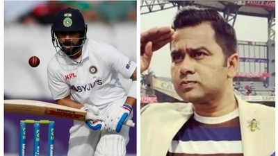 'Expecting a good day': Aakash Chopra hopes to see Virat Kohli take a leaf out of Joe Root's book following first-innings masterclass (AGENCIES/HT COLLAGE)